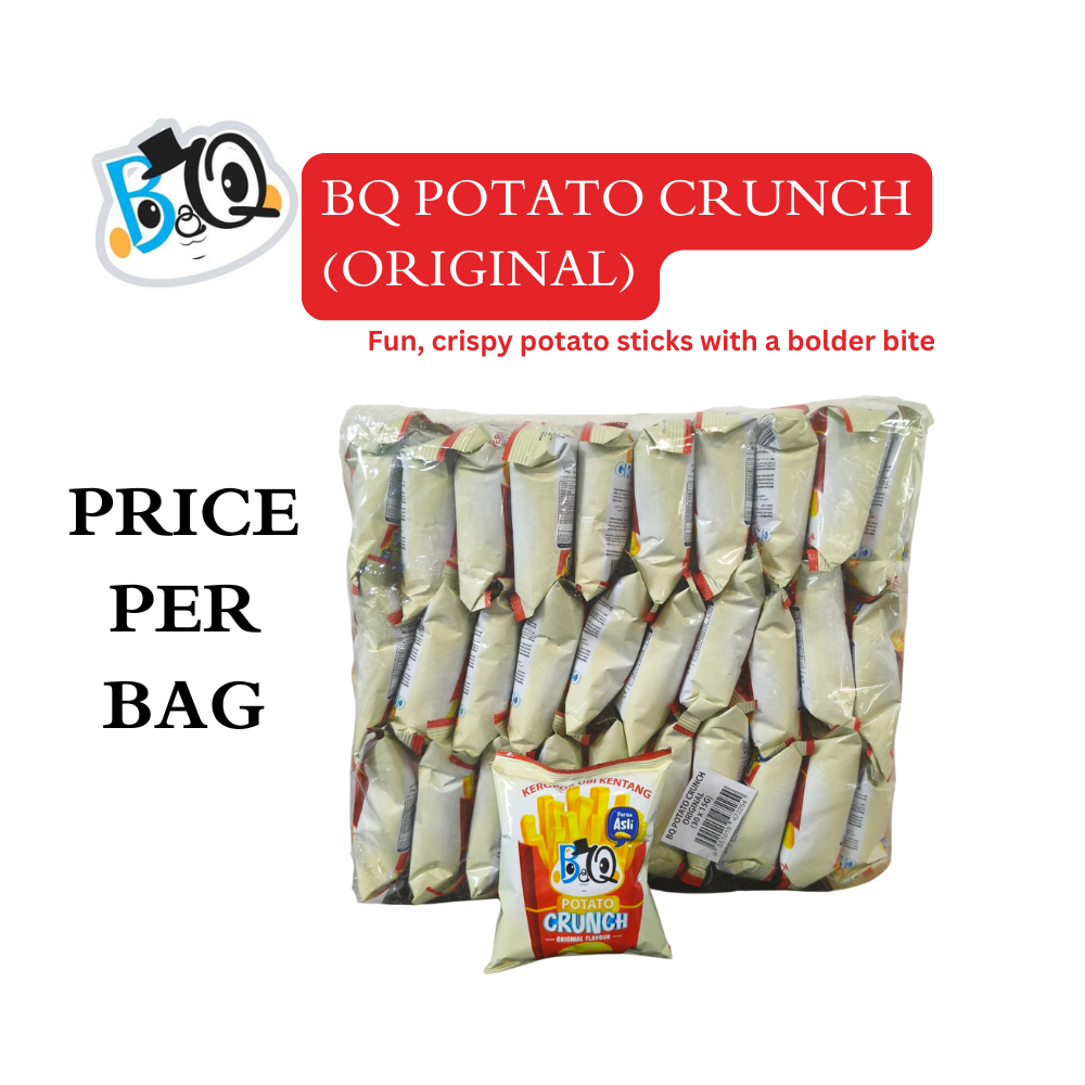 BQ Potato Crunch with Original & Cheese flavor (Small 30pcs)