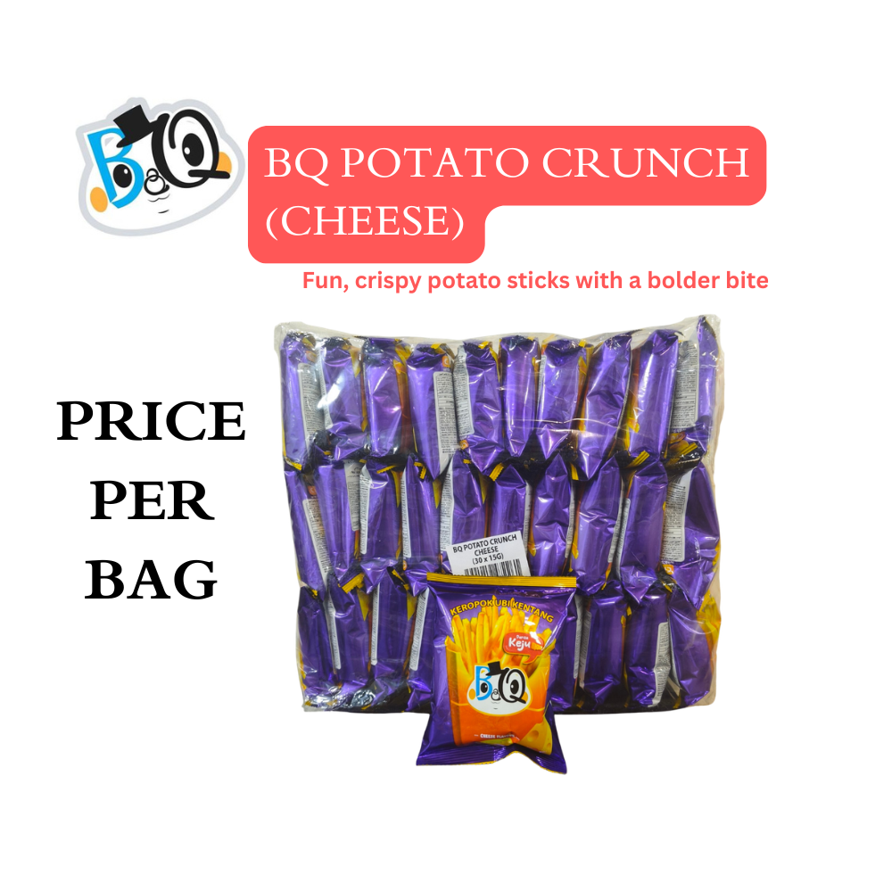 BQ Potato Crunch with Original & Cheese flavor (Small 30pcs)