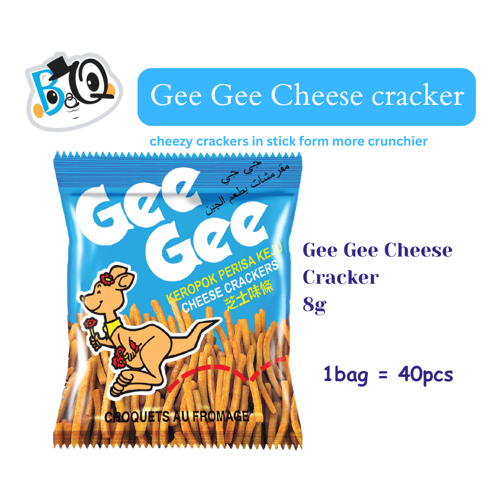 Gee Gee Cheese Cracker 40pcs per bag