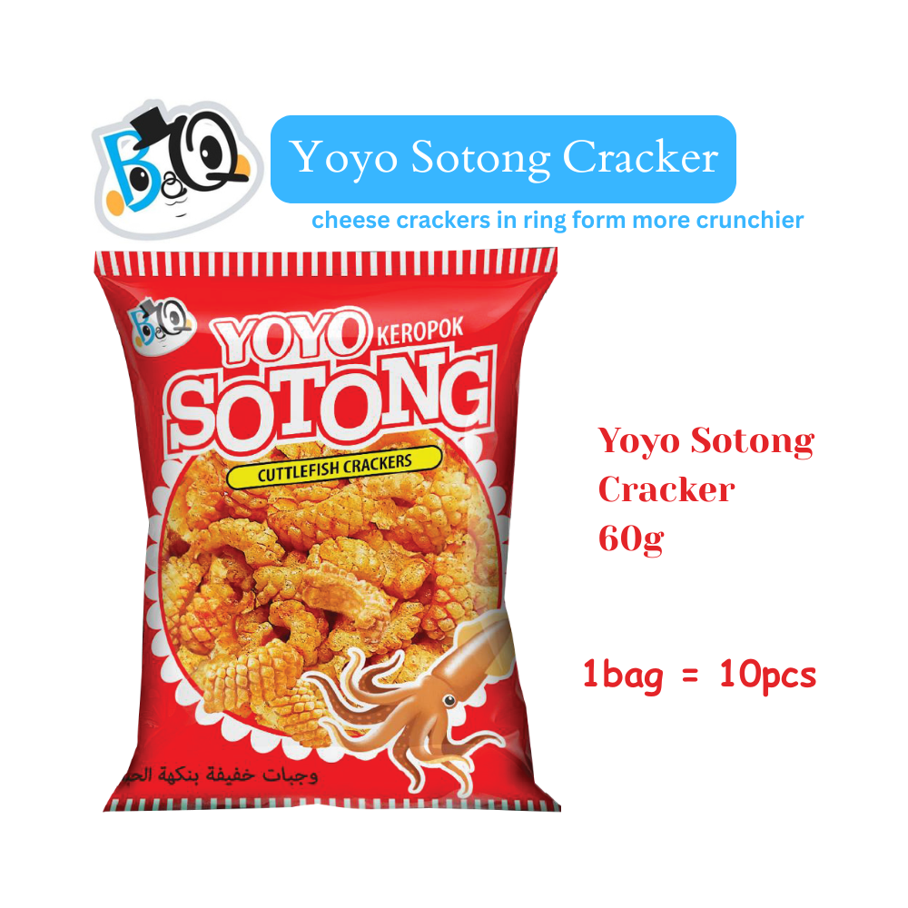 BQ Yoyo Cuttlefish Cracker (Big 10pcs)
