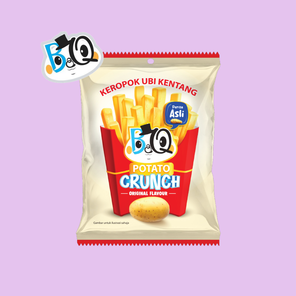 BQ Potato Crunch with Original & Cheese flavor (Small 30pcs)