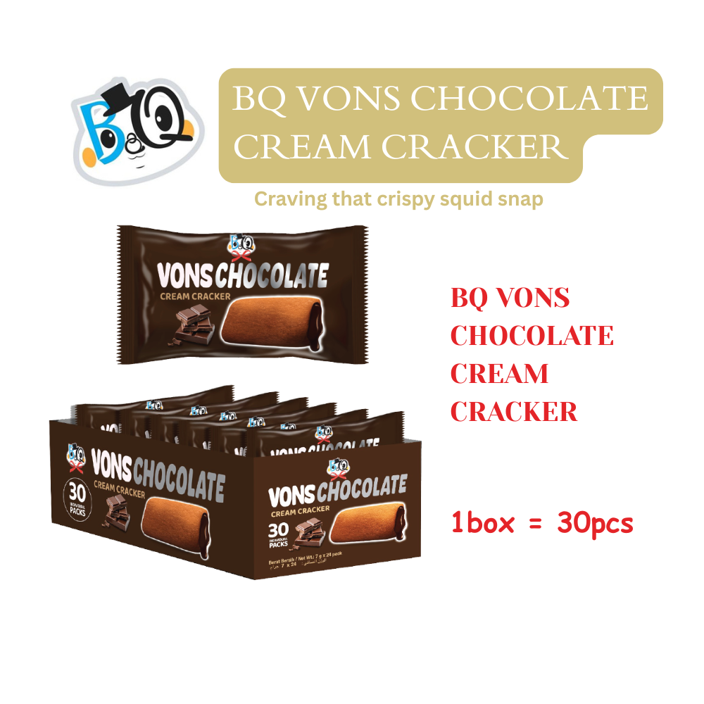BQ Von's Chocolate Cream Cracker 30pcs