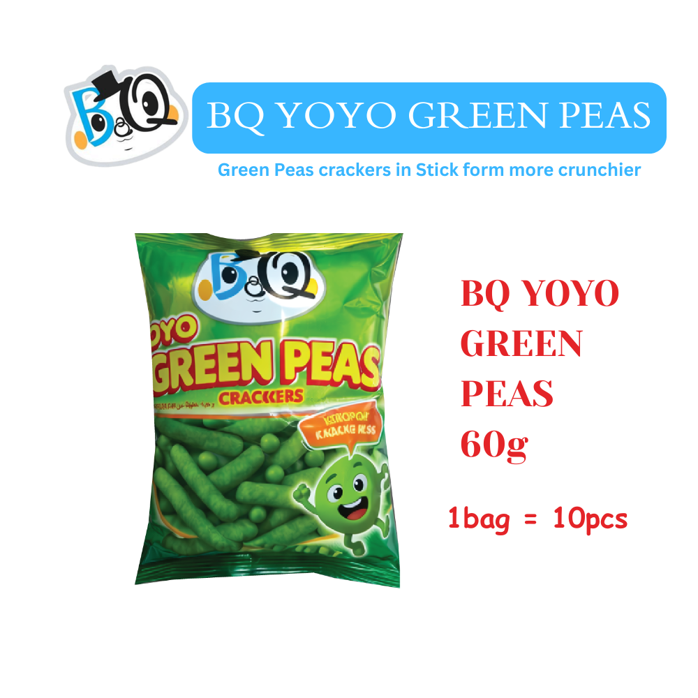 Green Yoyo Peas Snacks (Big 10pcs) (Copy)