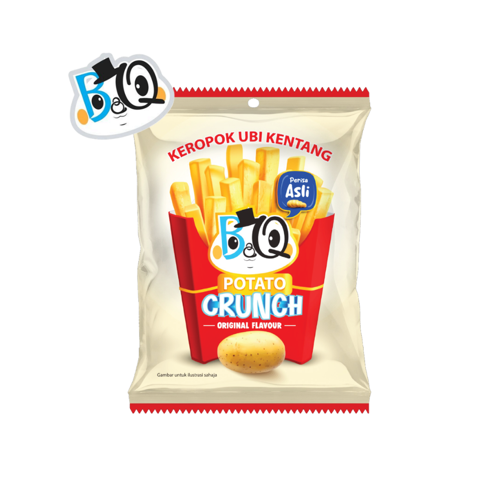 BQ Potato Crunch with Original & Cheese flavor (Small 30pcs)