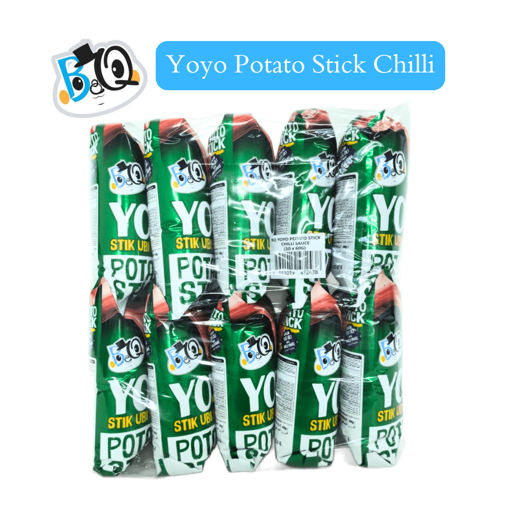 BQ Yoyo Potato Stick with Tomato & Chilli sauce (Big 10pcs)