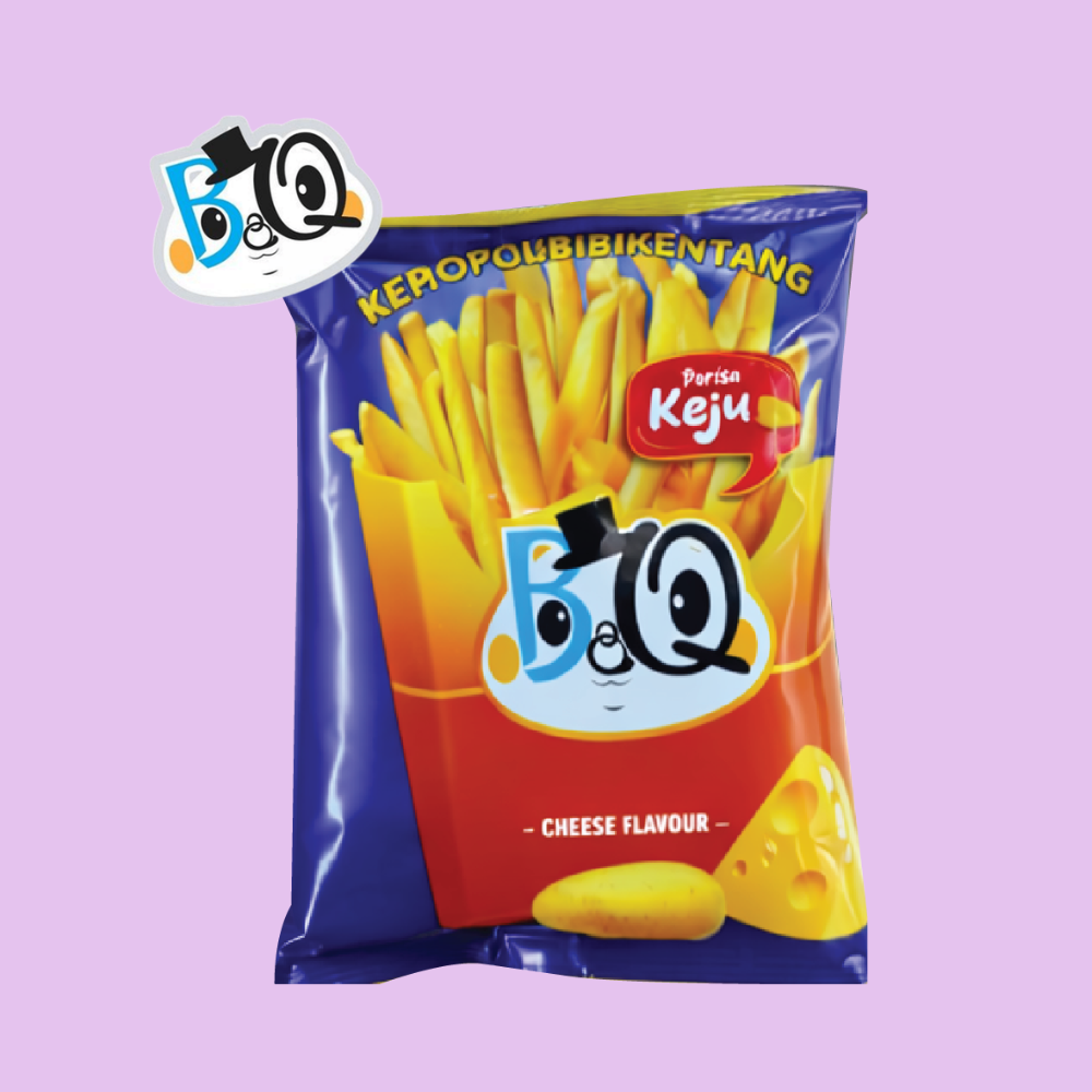 BQ Potato Crunch with Original & Cheese flavor (Small 30pcs)