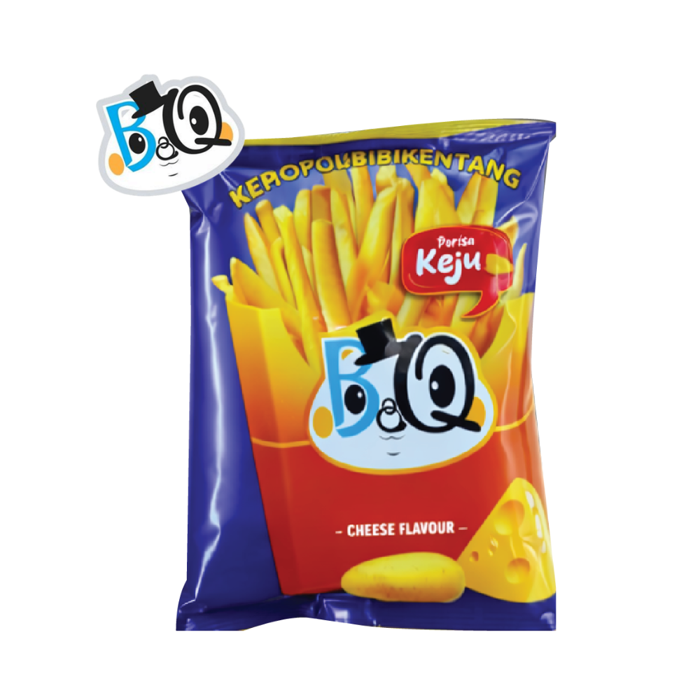 BQ Potato Crunch with Original & Cheese flavor (Small 30pcs)