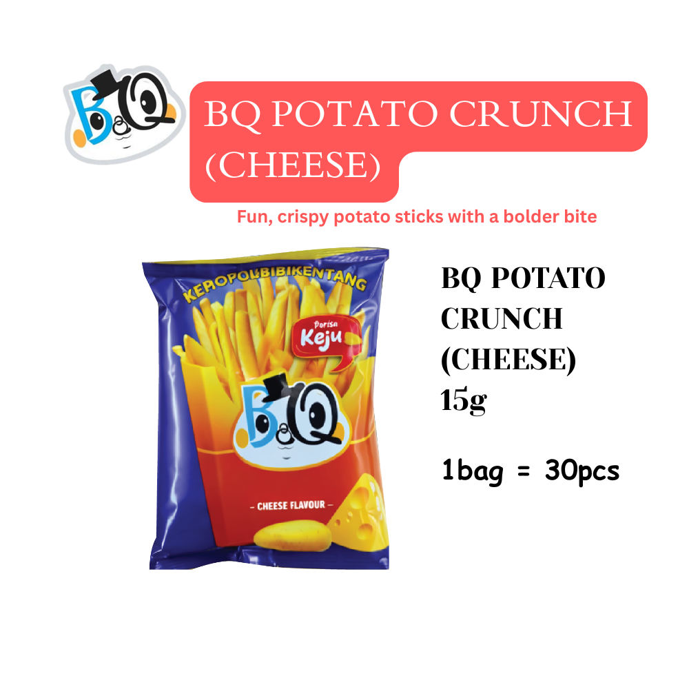BQ Potato Crunch with Original & Cheese flavor (Small 30pcs)