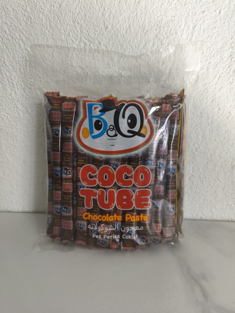 BQ Coco Tube Creamy Chocolate Paste 80 sticks per Pack