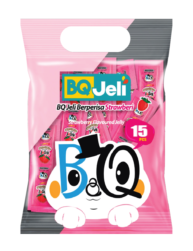 Jelly Sticks - Strawberry Flavour (15 sticks)