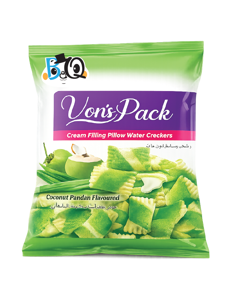 Von’s Pack Crackers - Pandan (40pcs)