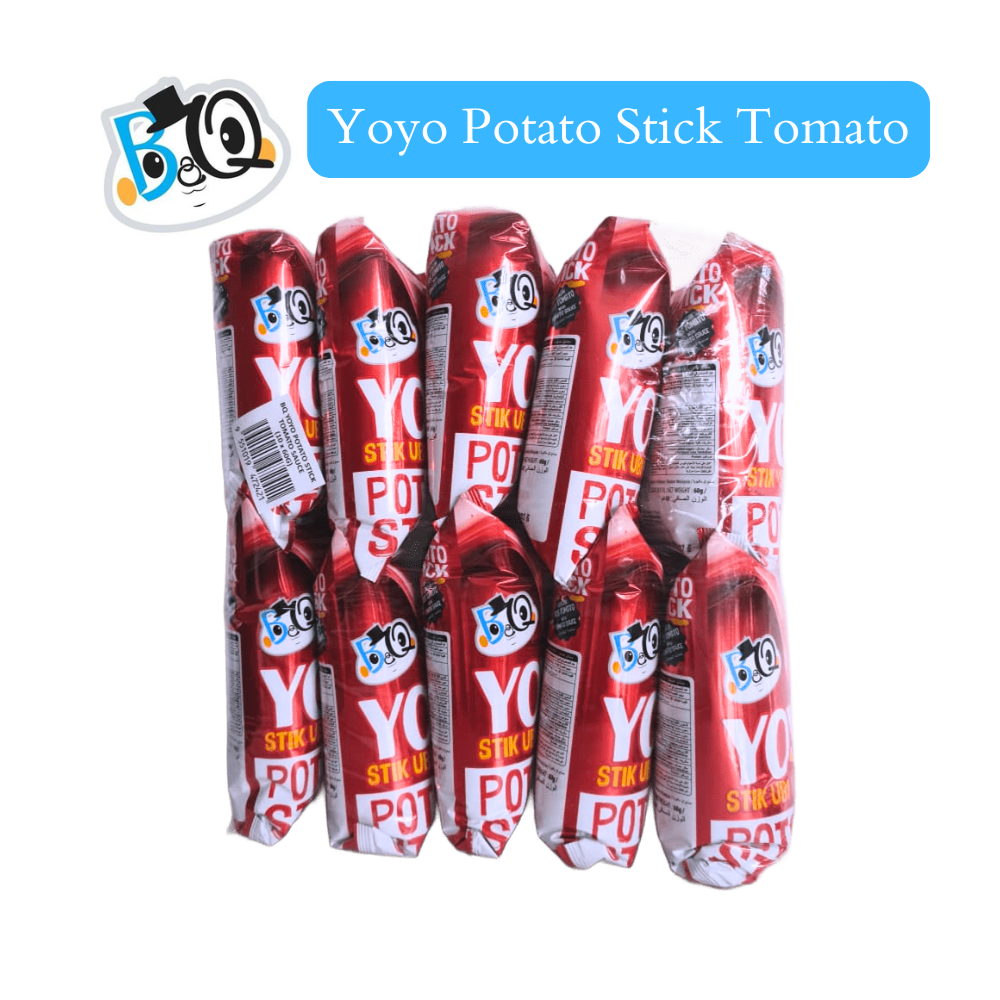 BQ Yoyo Potato Stick with Tomato & Chilli sauce (Big 10pcs)